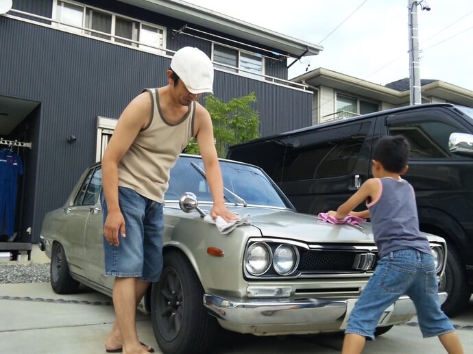 パパ大好き！子供がのびのび育つ家