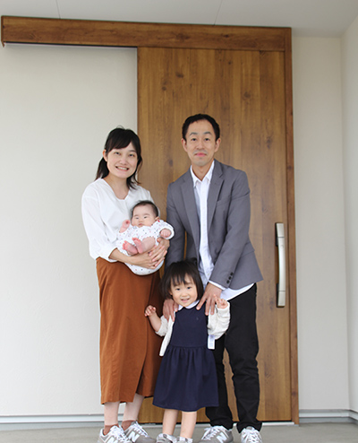 打ち合わせ中も様々な角度から私たちの思いをくみ取ってくださり、心から愛せるマイホームができました!