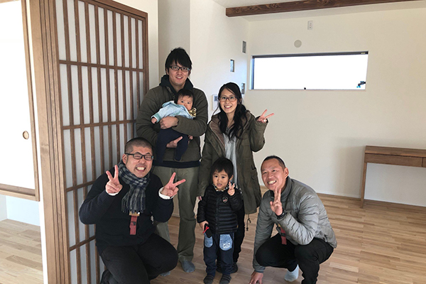 “なんとなく行ってみよう”といった見学会から、“ここで家を建てたい!”という思いが強くなり決めた家づくり